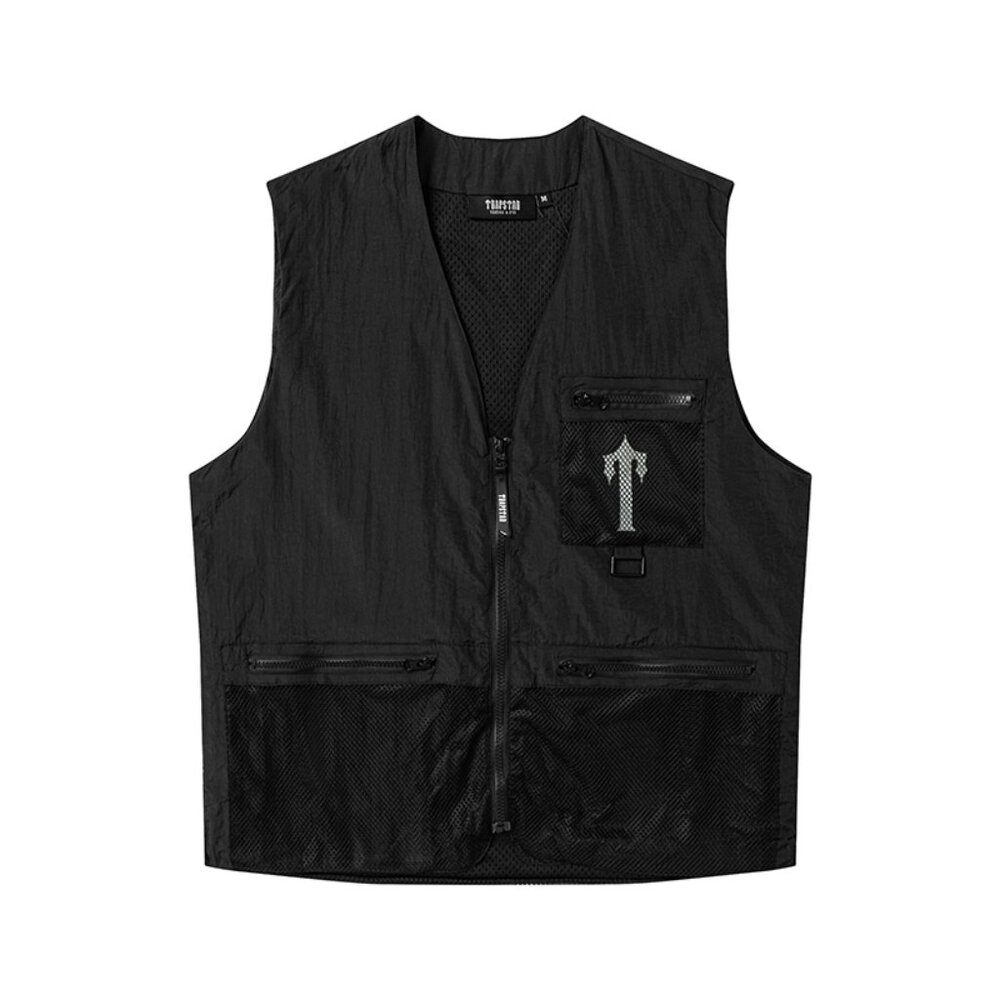 Trapstar Black Vest With Logo